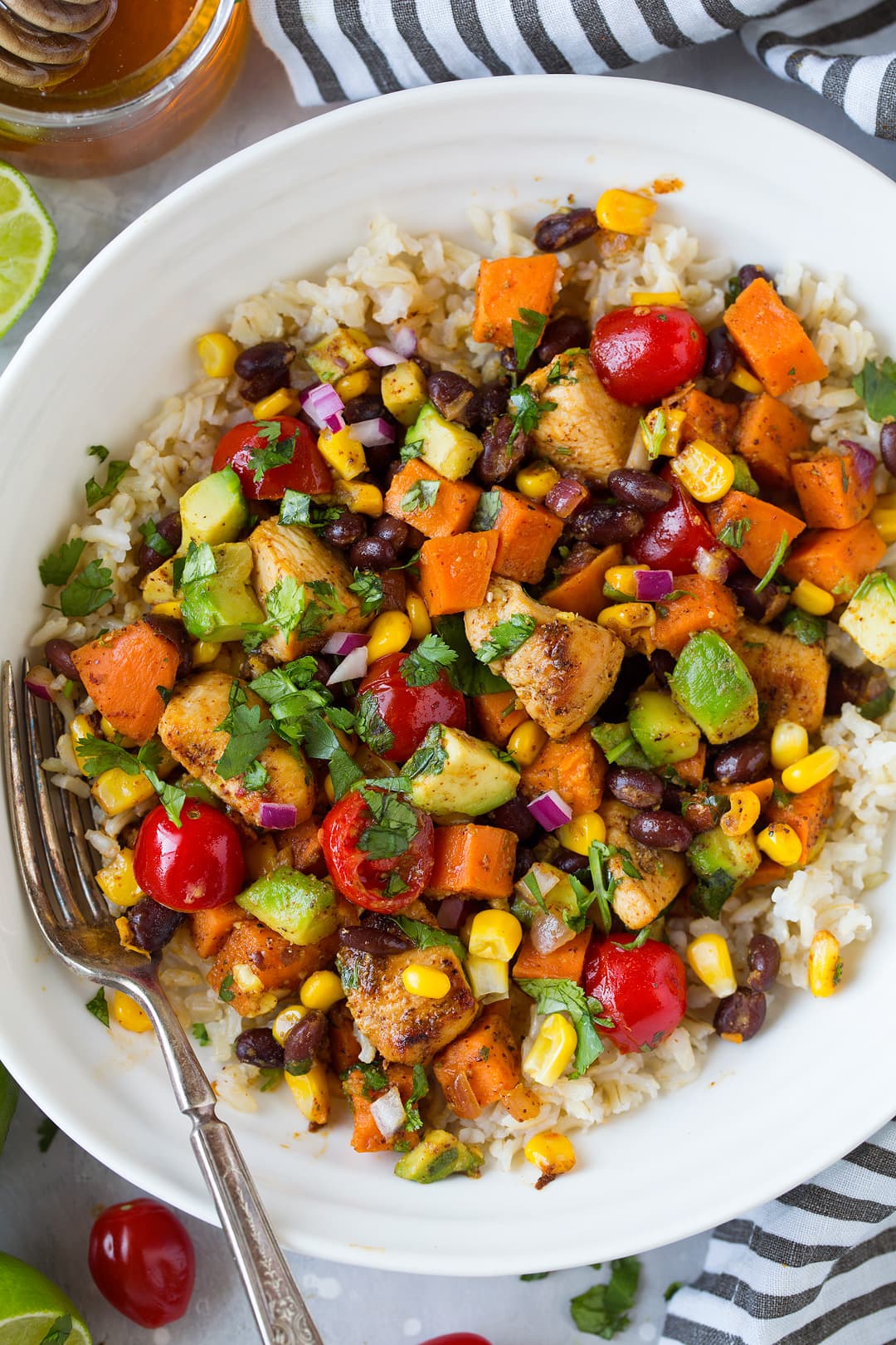Mexican Honey Lime Chicken Sweet Potato Skillet Recipe