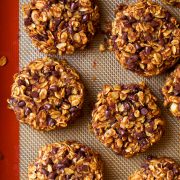 Pumpkin Oat Chocolate Chip Breakfast Cookies