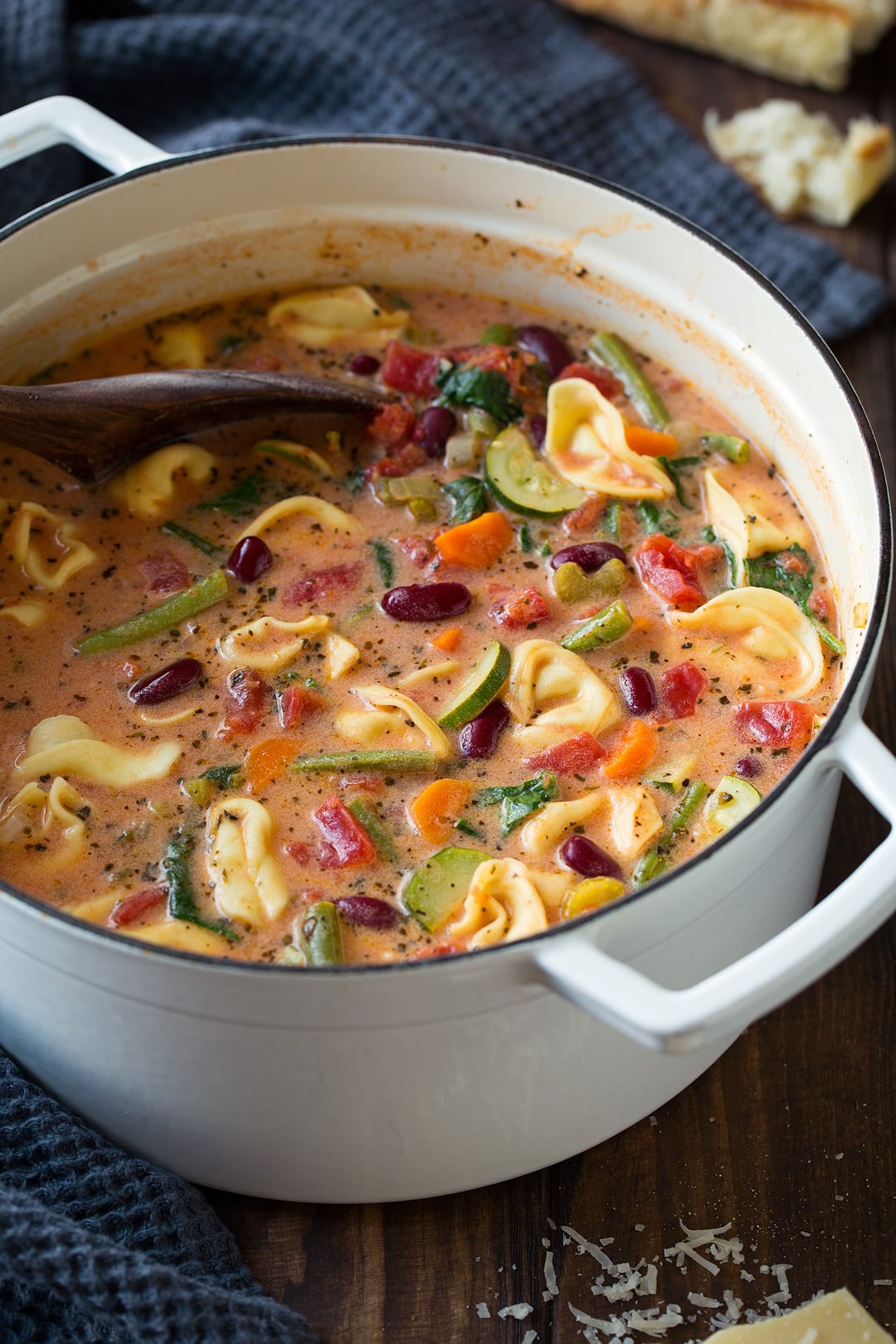 Creamy Tortellini Minestrone