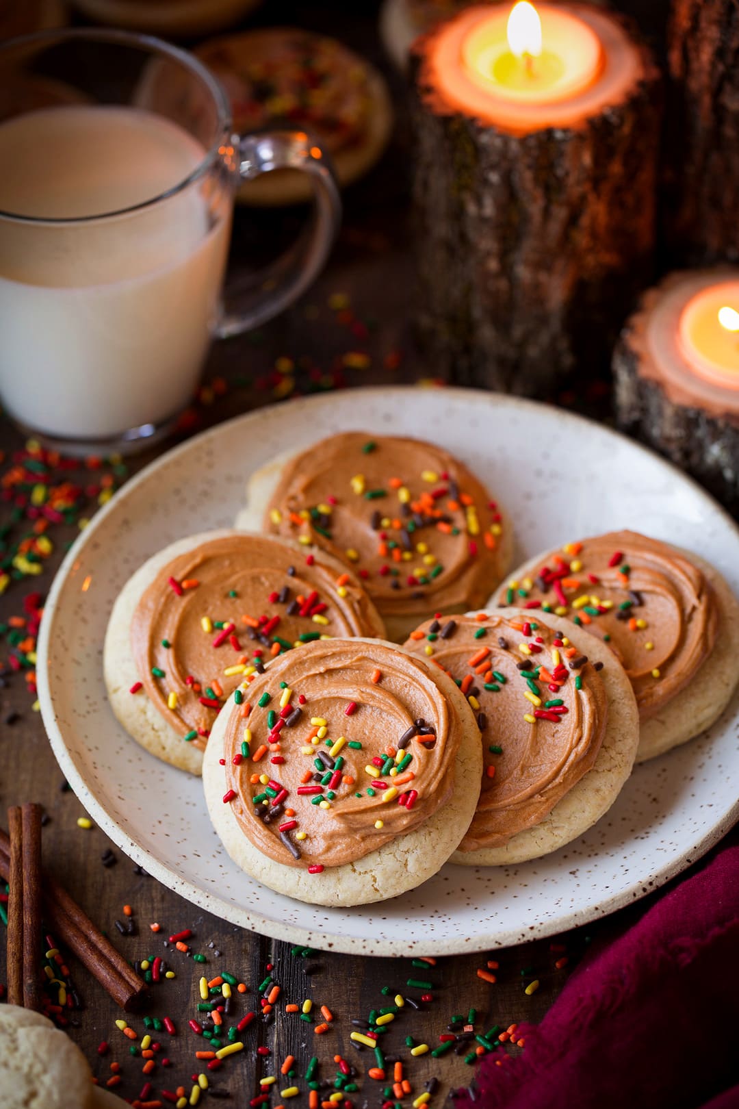 Maple Cinnamon Sugar Cookies