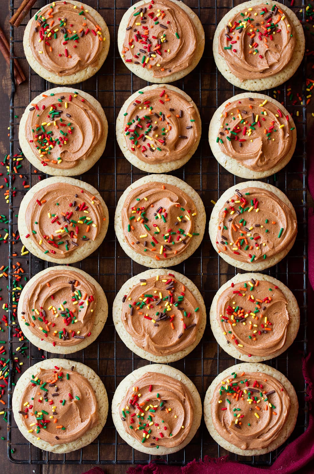 Maple Cinnamon Sugar Cookies