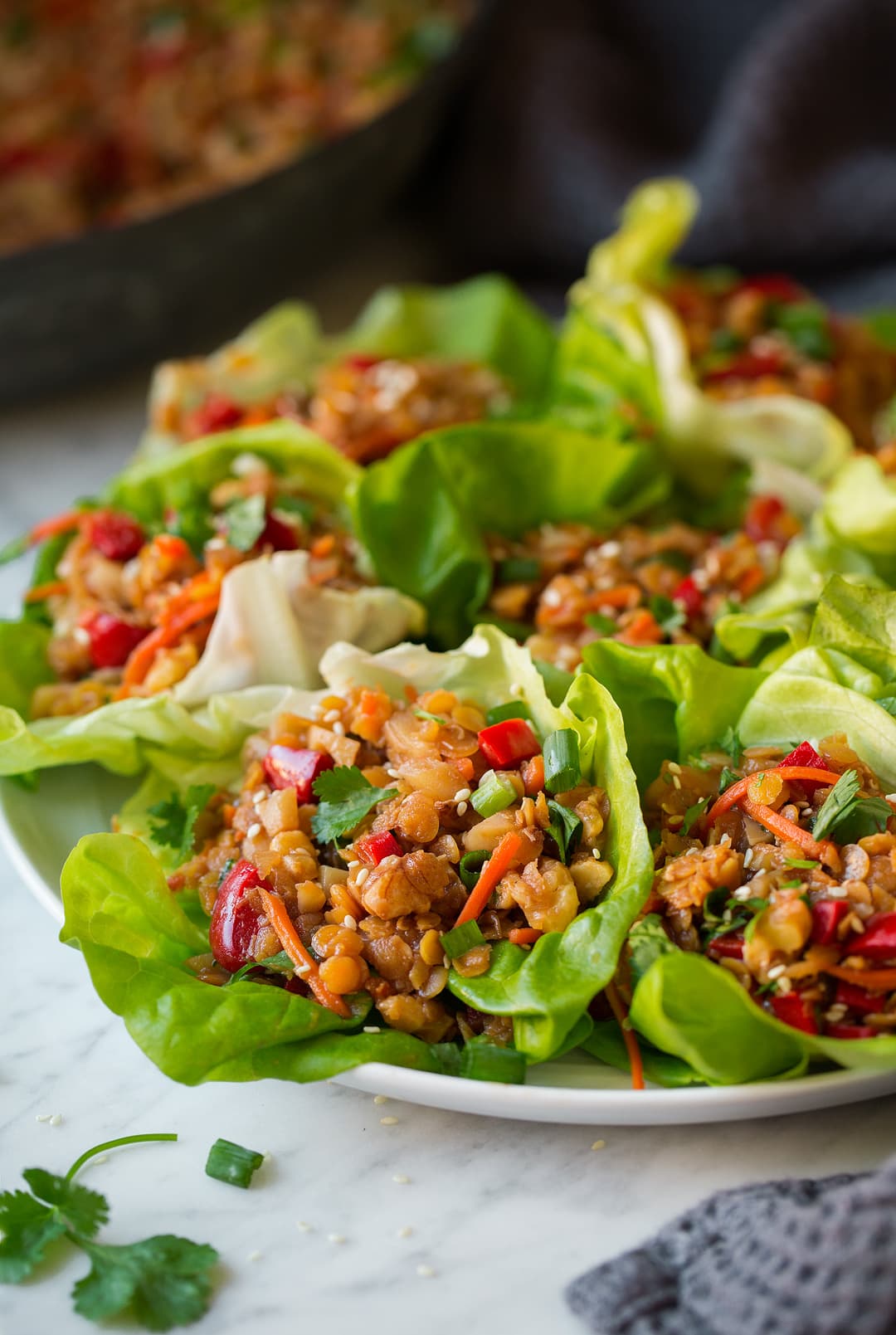 Lettuce Wraps with Lentils