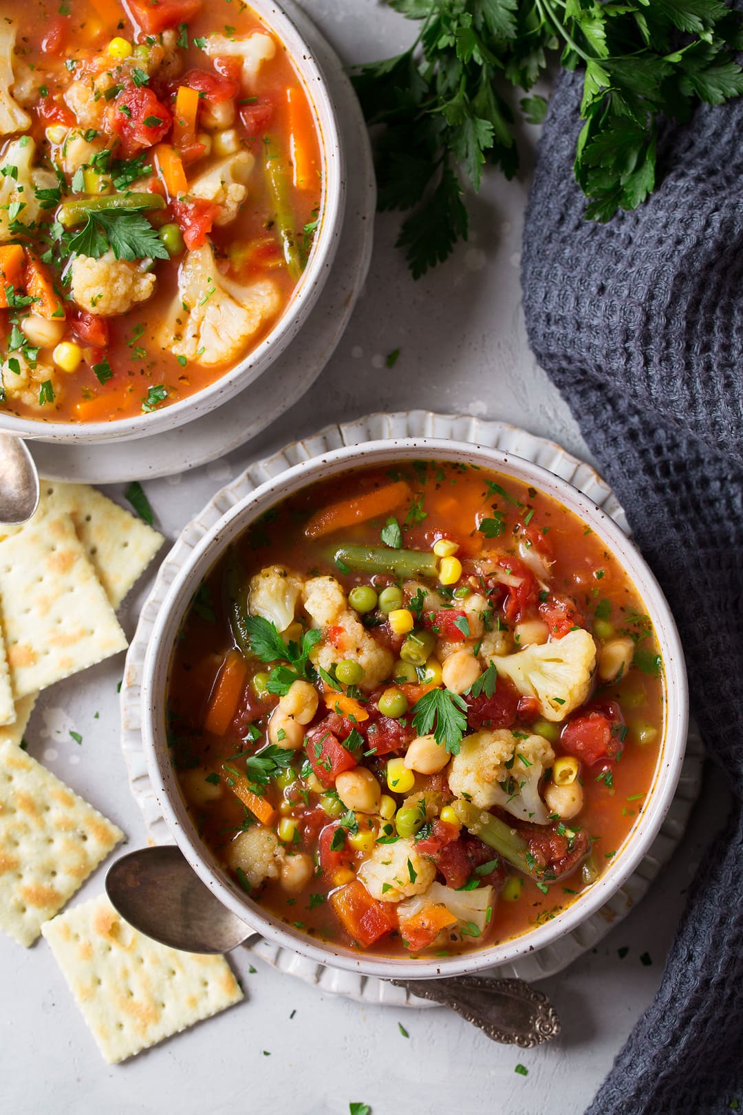 Cauliflower Vegetable Soup 