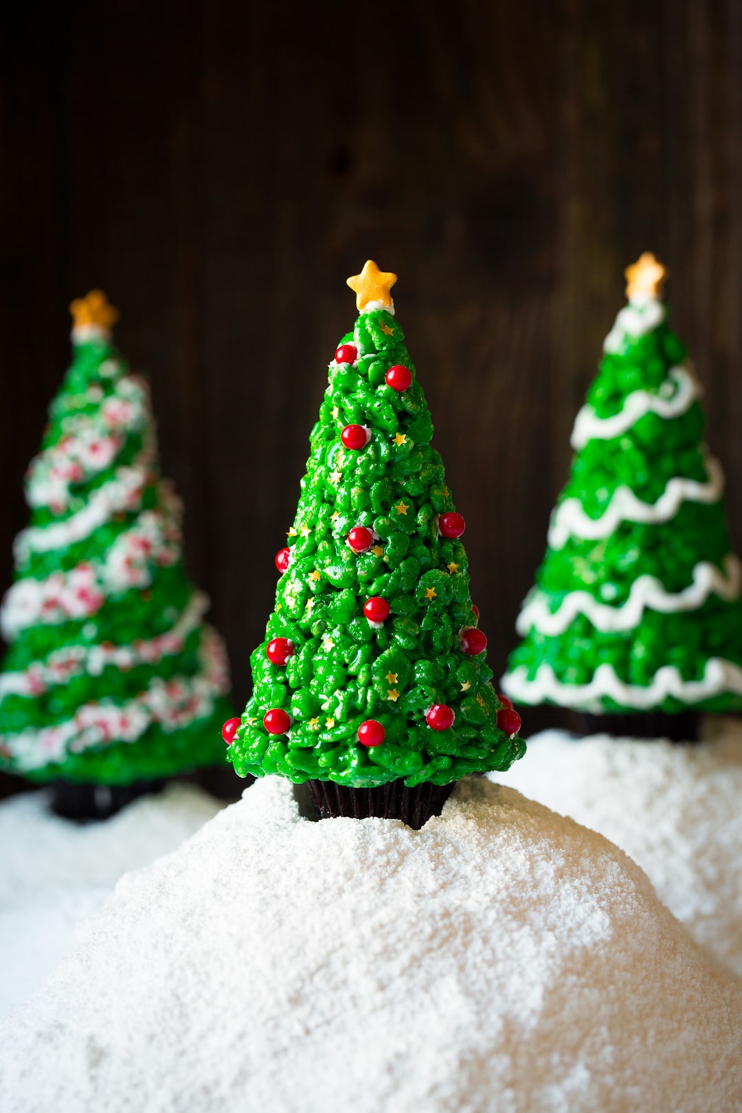 Christmas Tree Rice Krispies Treats