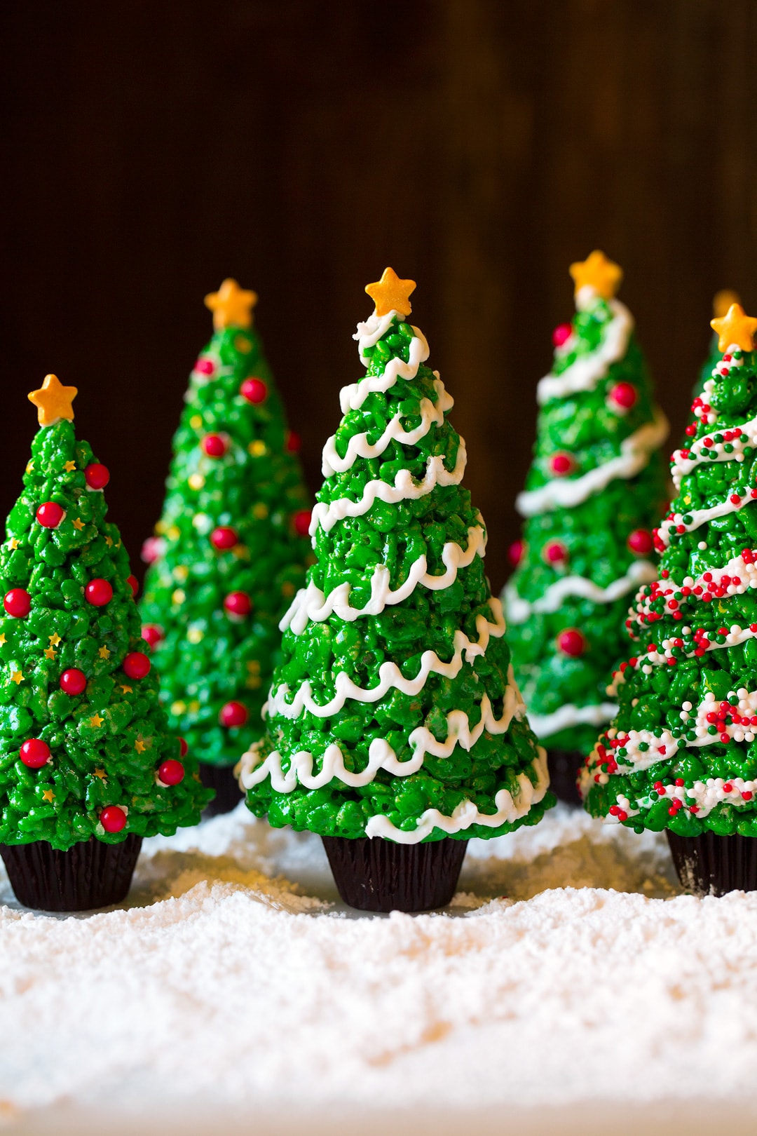 Christmas Tree Rice Krispies Treats