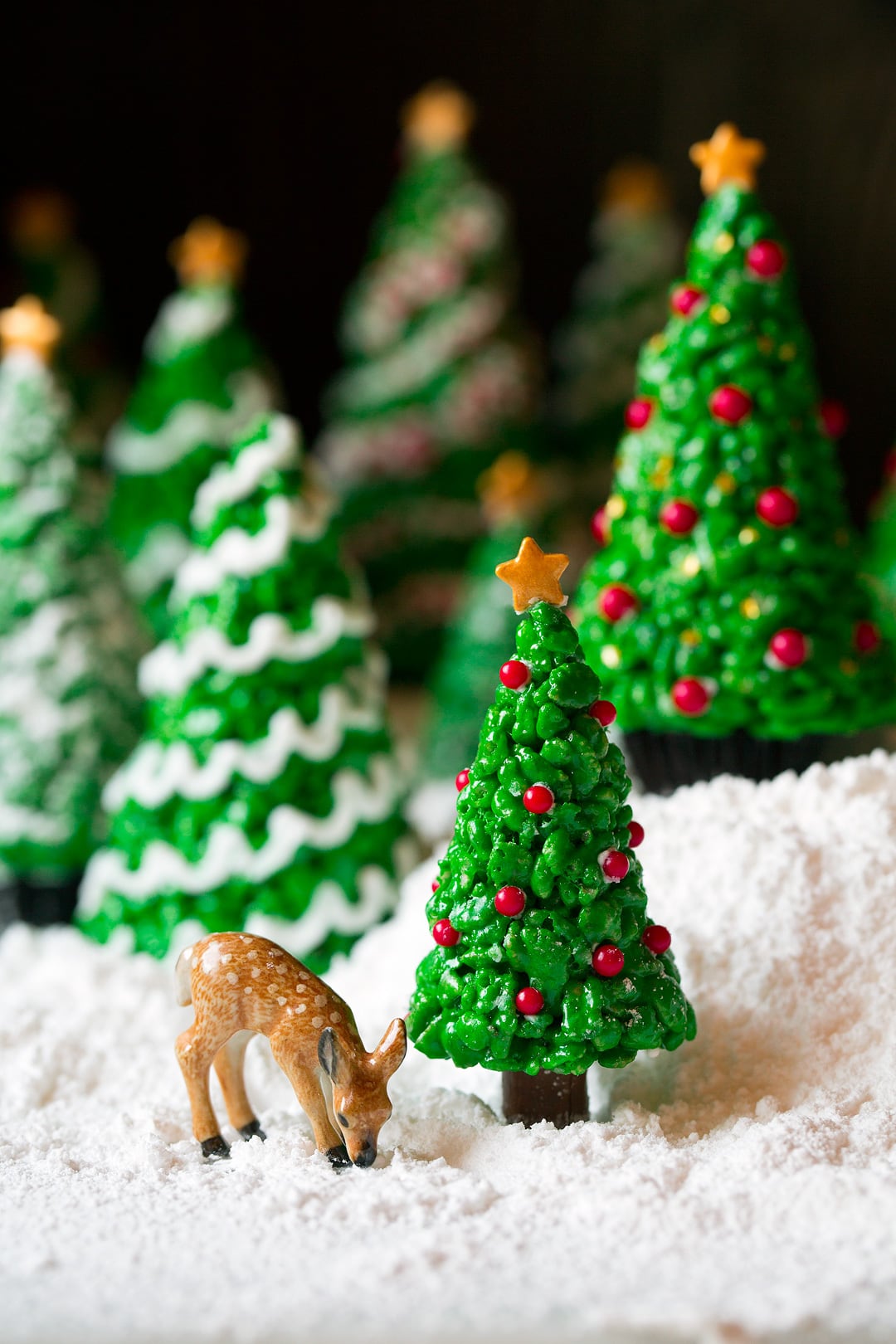 Christmas Tree Rice Krispies Treats