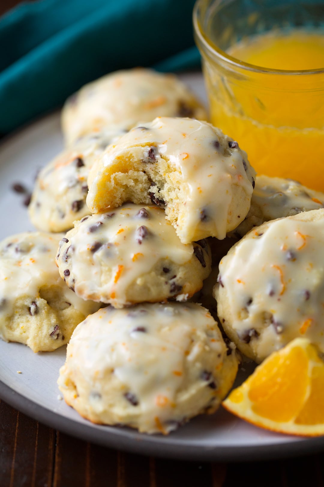 Orange Chocolate Chip Cookies