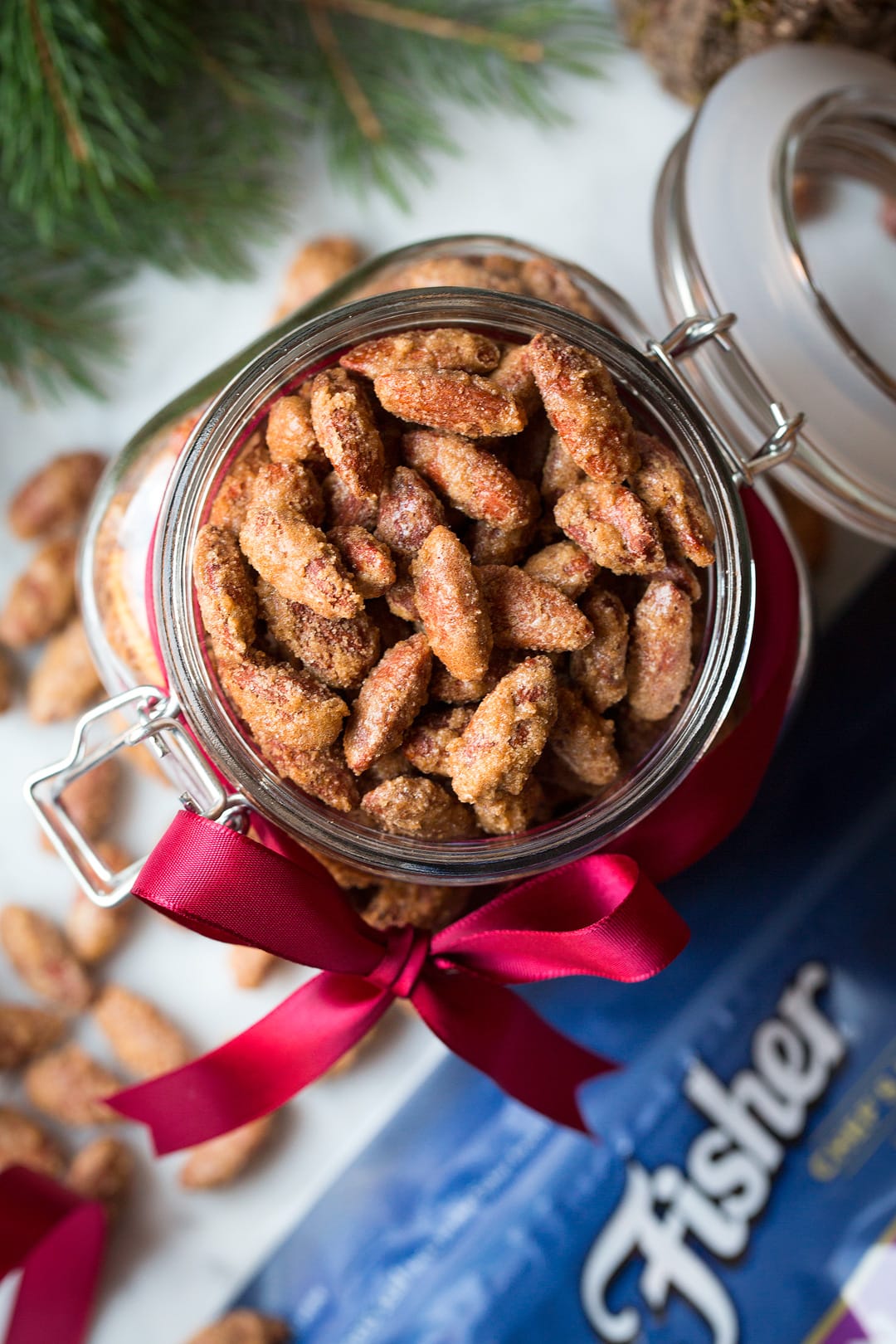 Cinnamon Candied Almonds
