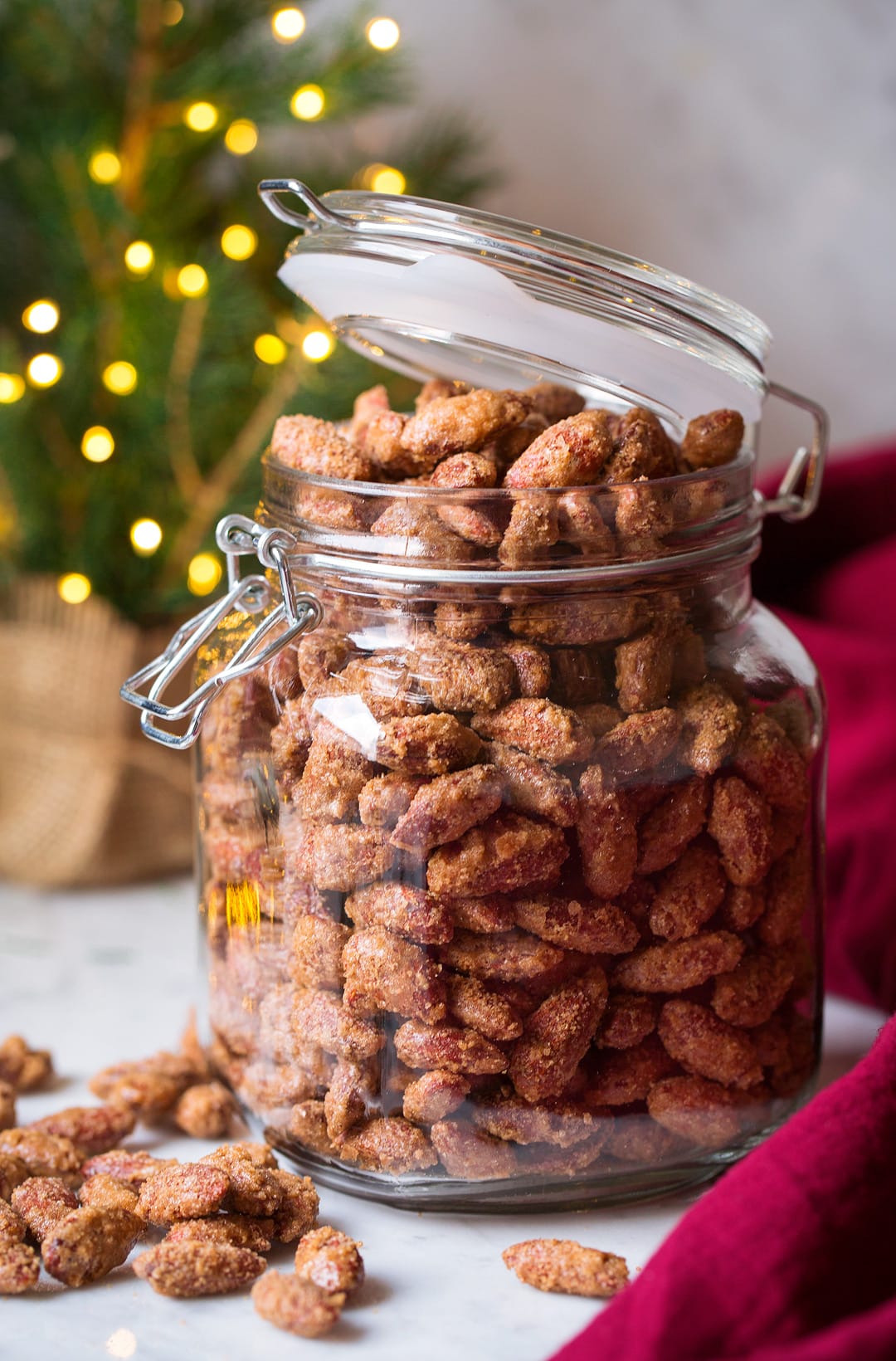 Cinnamon Candied Almonds
