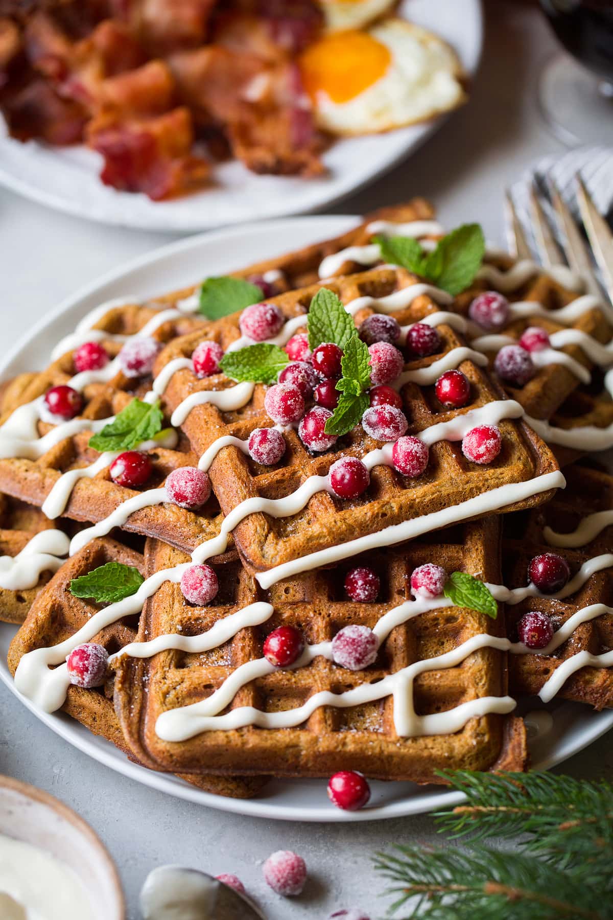 Gingerbread Waffles
