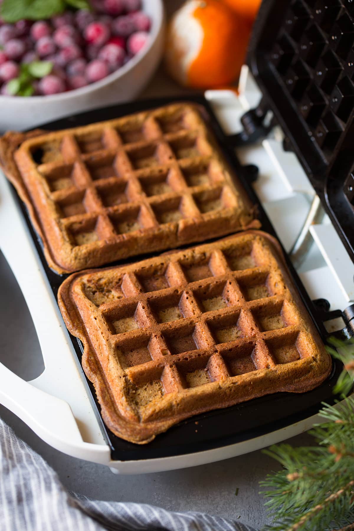 Gingerbread Waffles