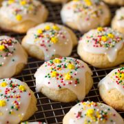 Glazed Lemon Sour Cream Cookies