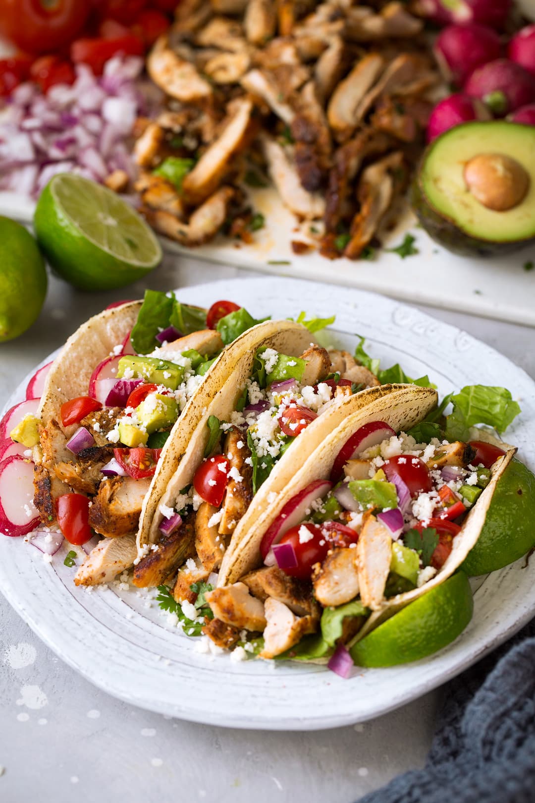 Oven Roasted Chicken Tacos