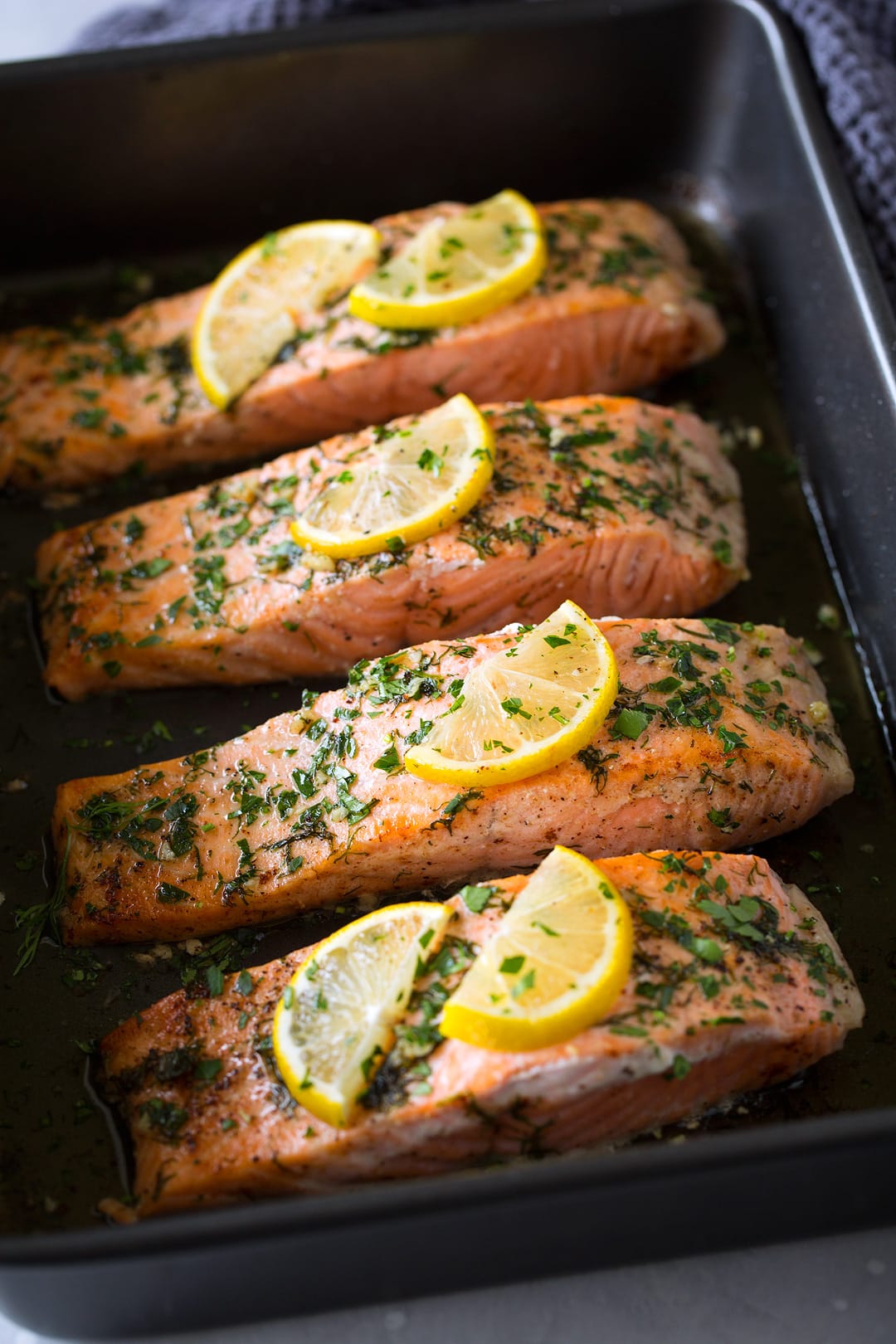 Salmon Roasted in Butter