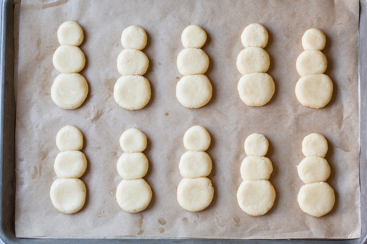 Lofthouse Style Snowman Sugar Cookies
