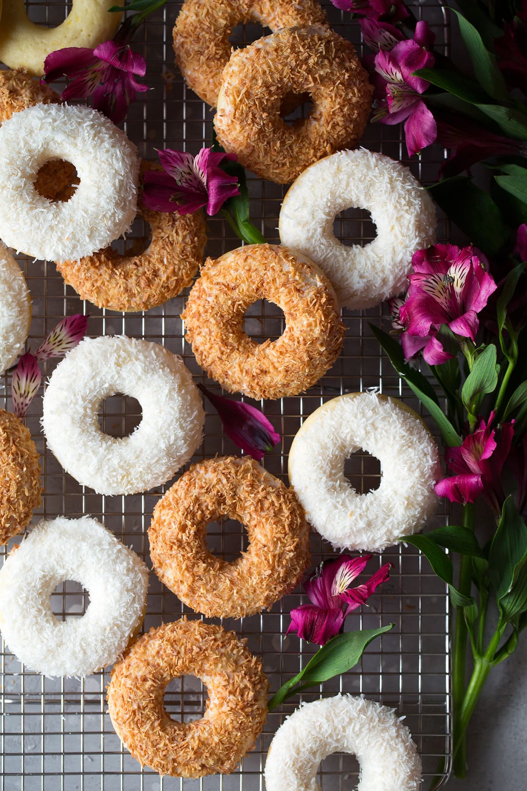 Baked Coconut Donuts