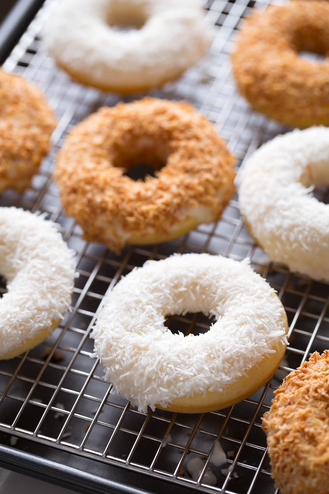 Baked Coconut Donuts