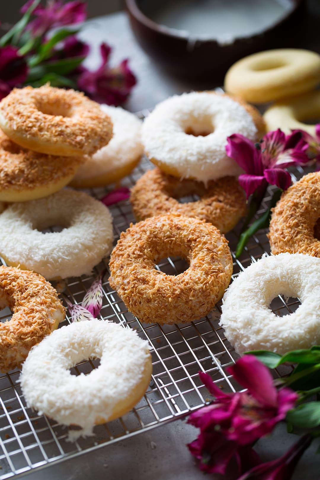Baked Coconut Donuts