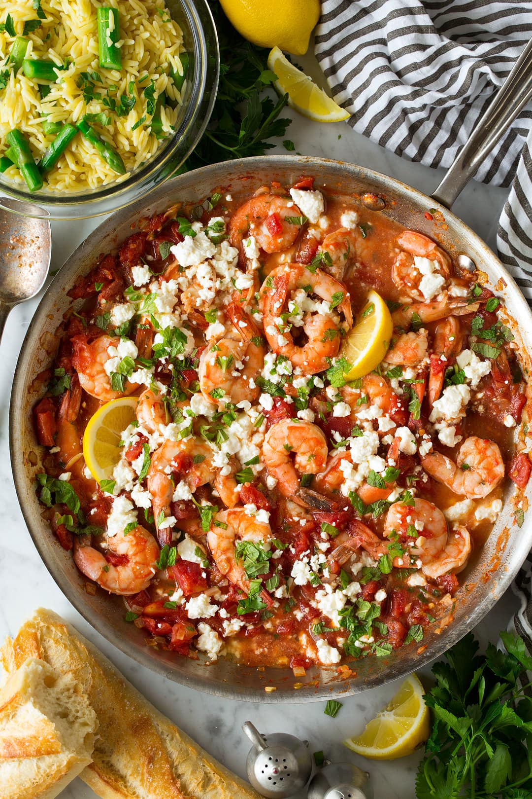 Greek Shrimp with Tomatoes and Feta
