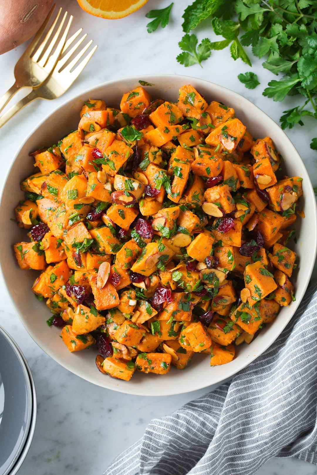 Moroccan Sweet Potato Salad