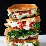 Sun Dried Tomato Spinach and Ricotta Grilled Cheese