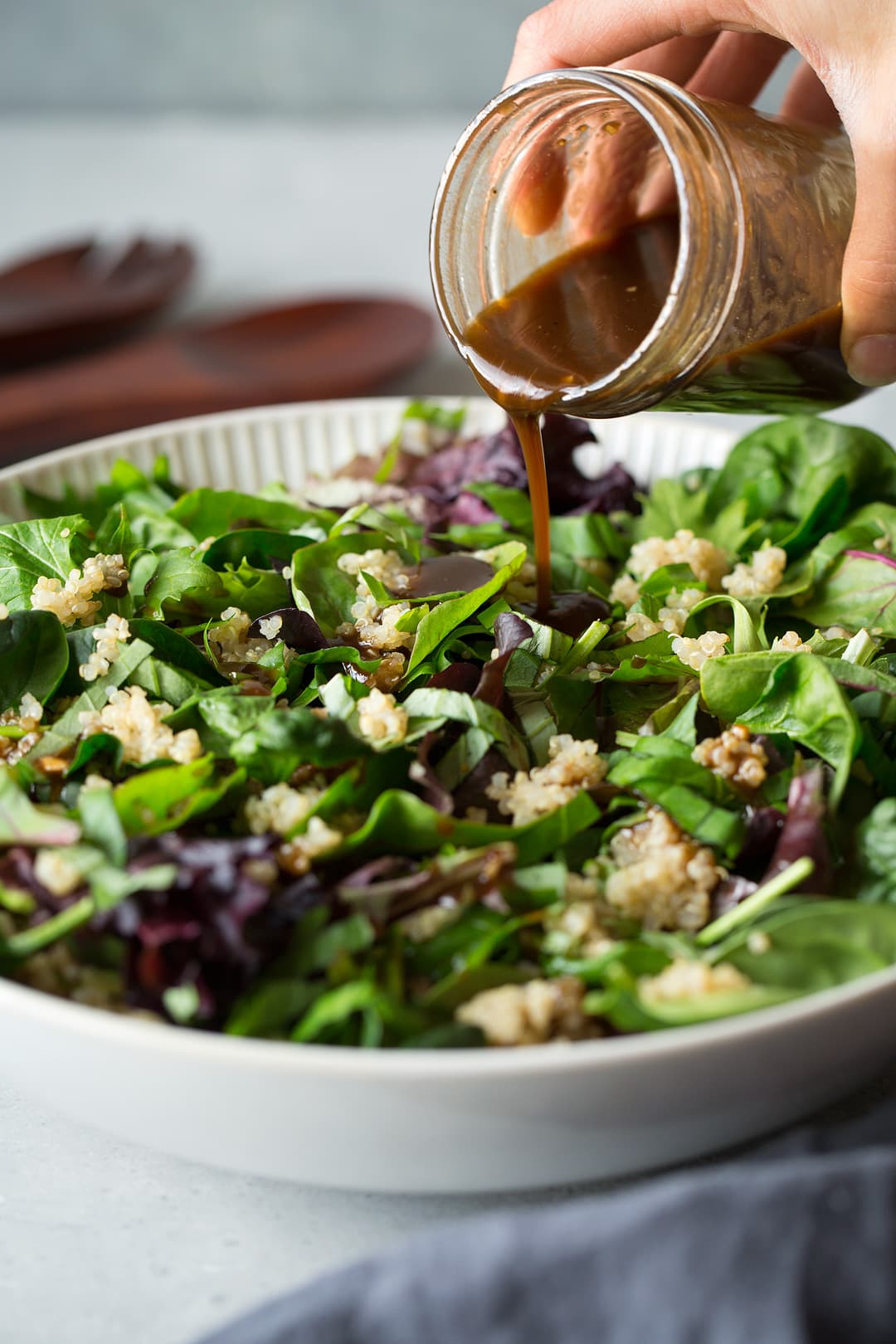 Sun Dried Tomato Spring Salad with Balsamic Vinaigrette
