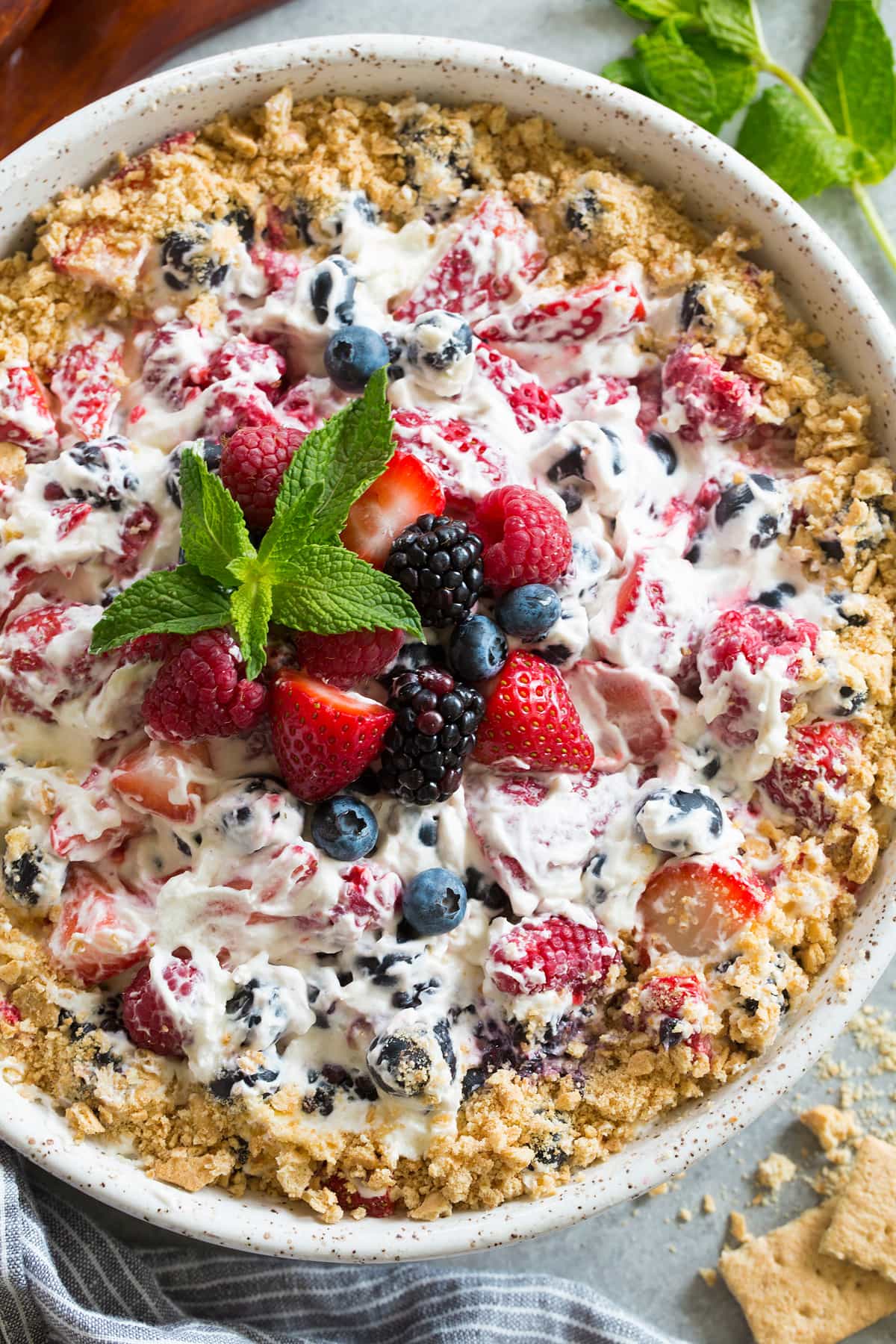 Berry Cheesecake Fruit Salad