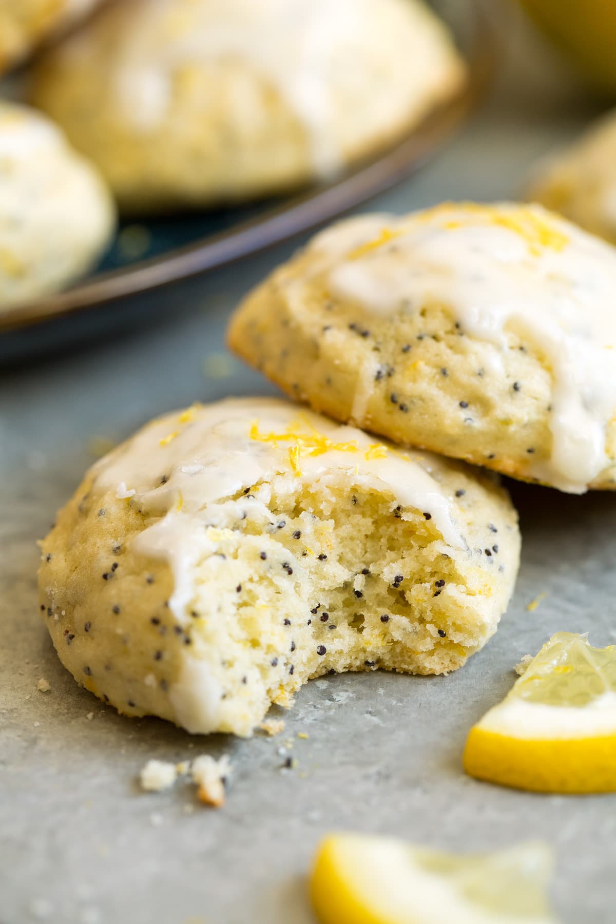 Lemon Poppy Seed Ricotta Cookies