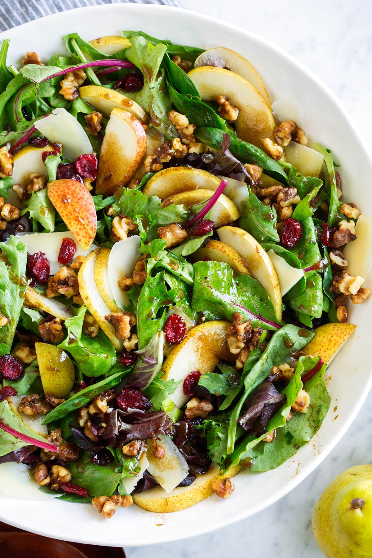 Pear Salad with Balsamic Vinaigrette