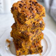 Pumpkin Chocolate Chip Bars