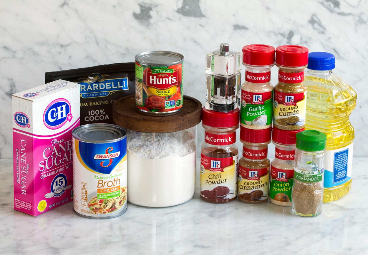 homemade Enchilada Sauce ingredients