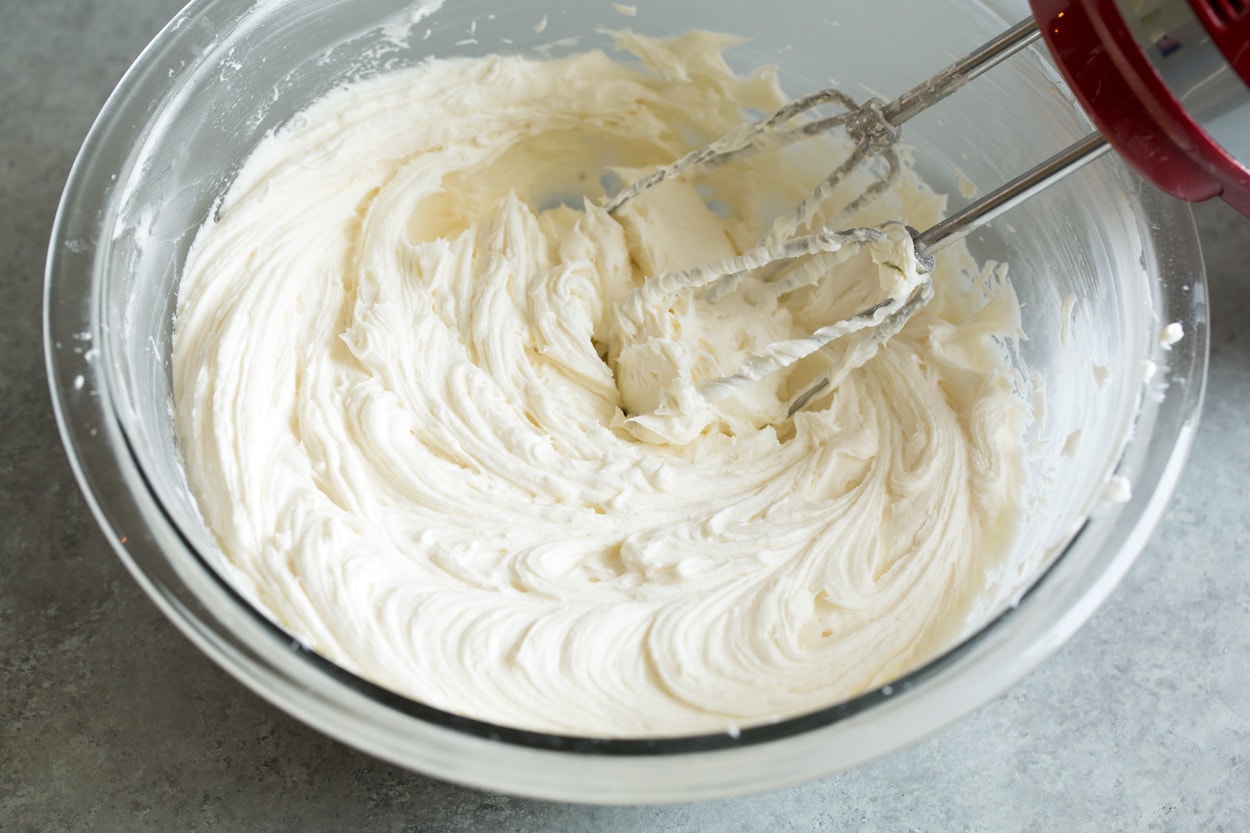 Pumpkin Cake finished cream cheese frosting