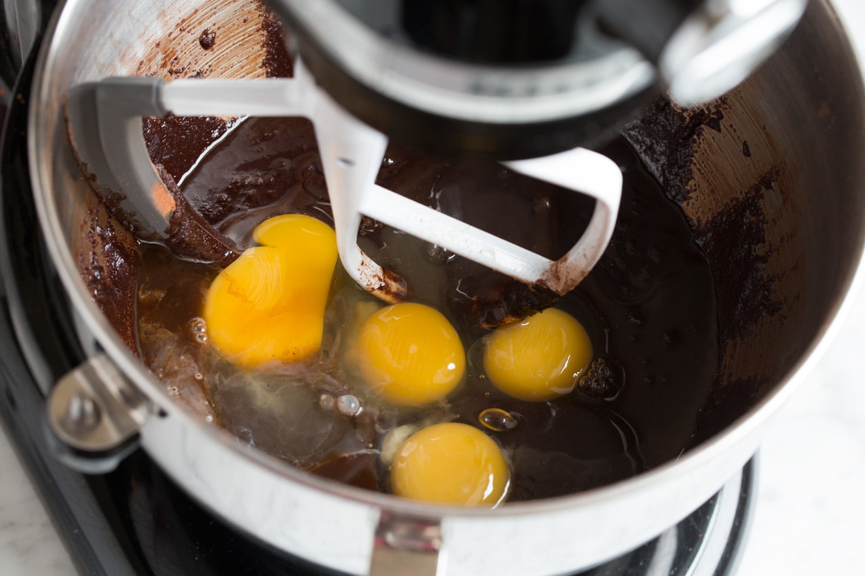 Showing how to make Andes Mint Cookies