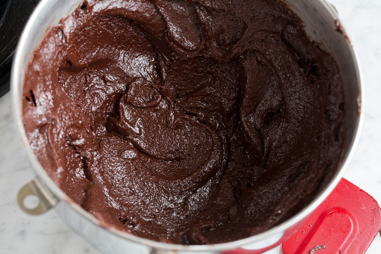 Showing how to make Andes Mint Cookies