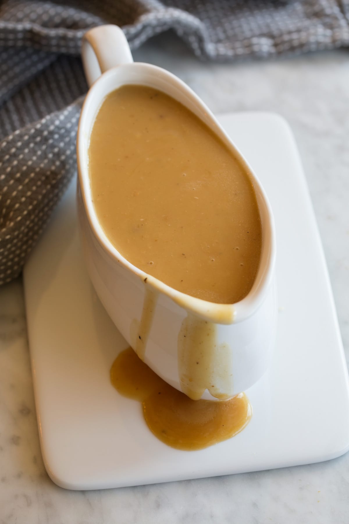 Roast chicken and chicken gravy