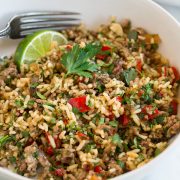 Chimichurri Beef and Rice