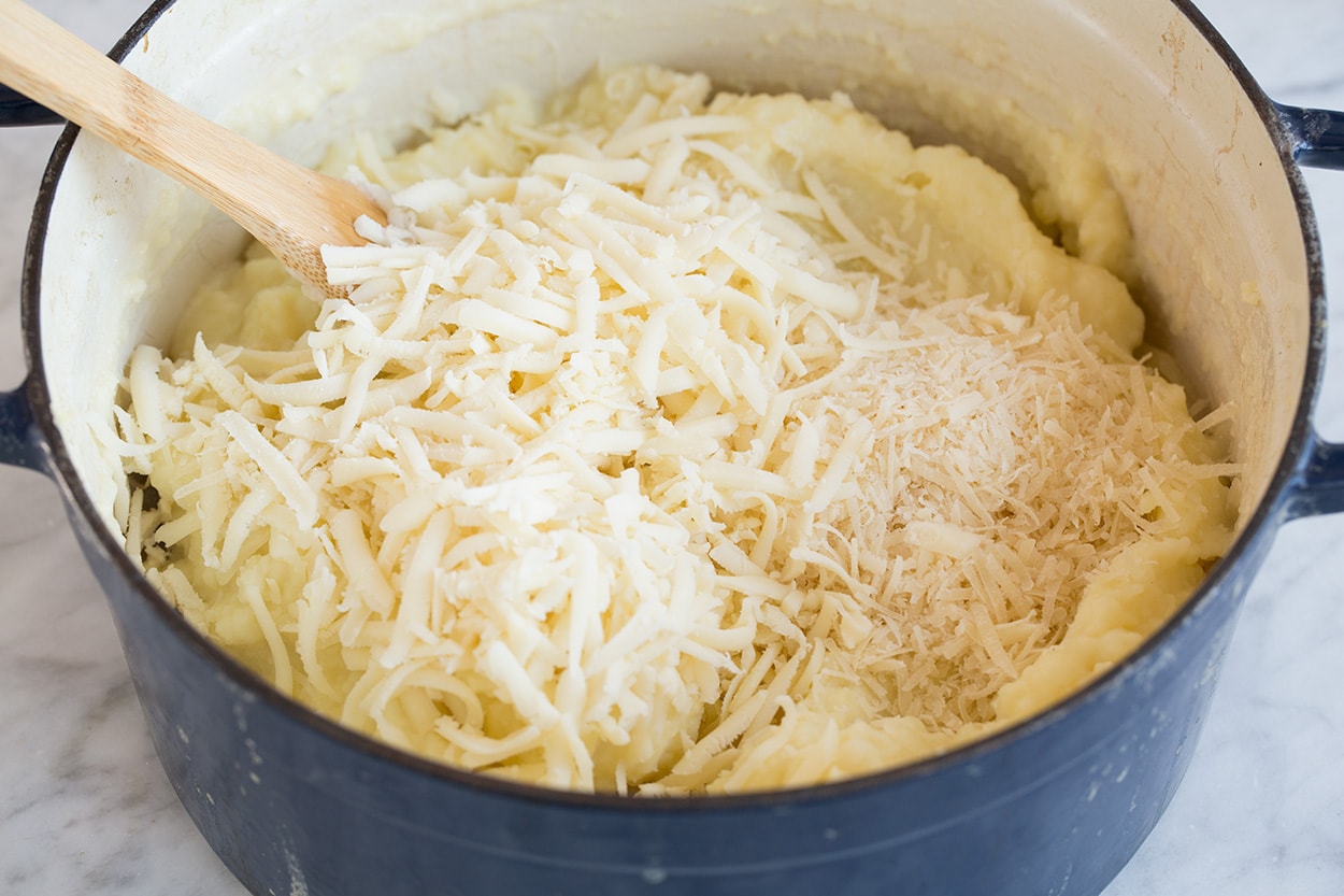 Baked Mashed Potatoes with Parmesan