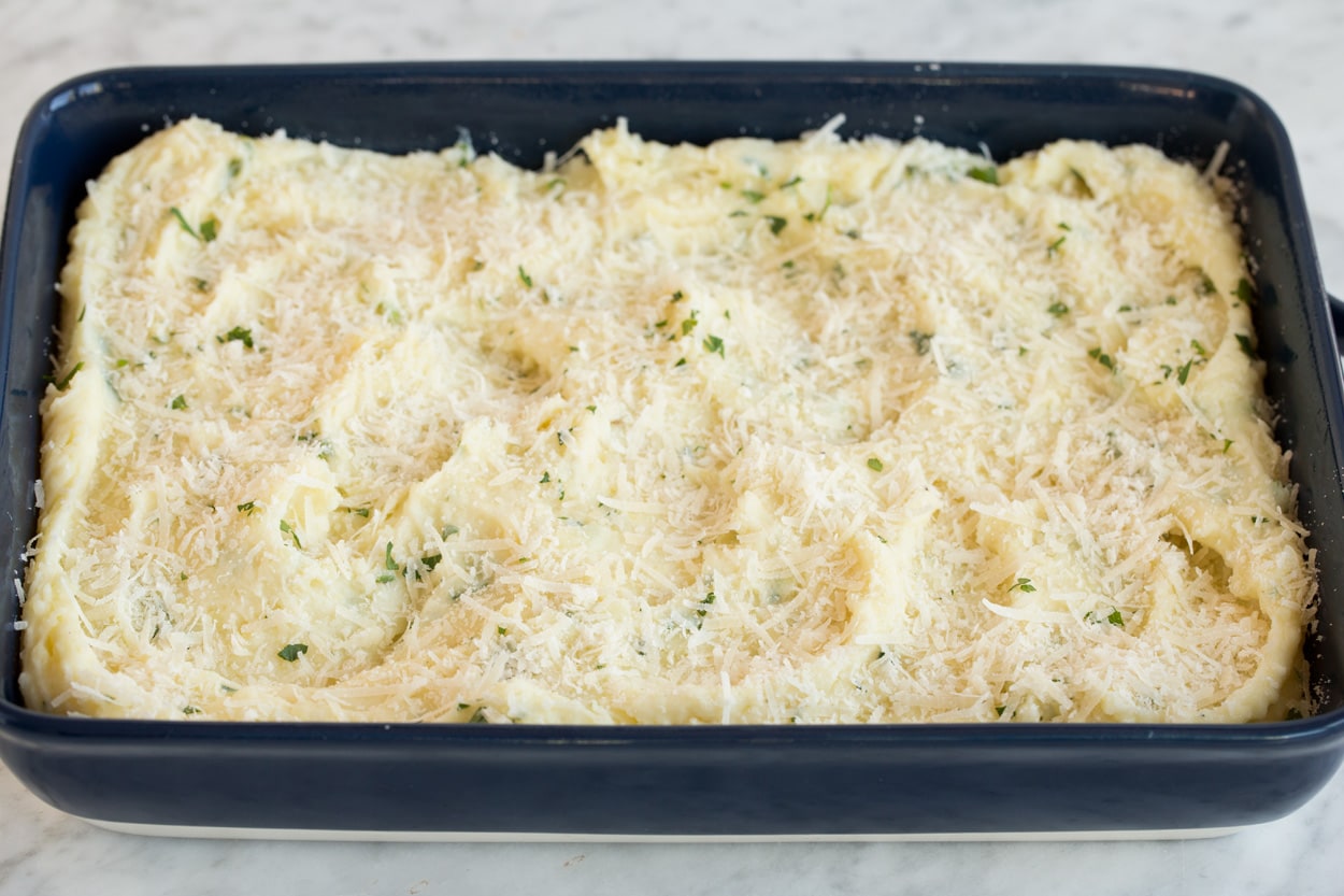 Baked Mashed Potatoes with Parmesan
