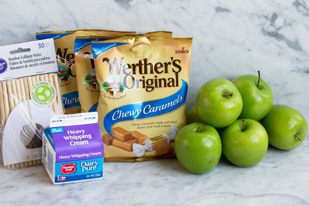 caramel apple ingredients