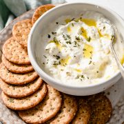 Homemade ricotta cheese