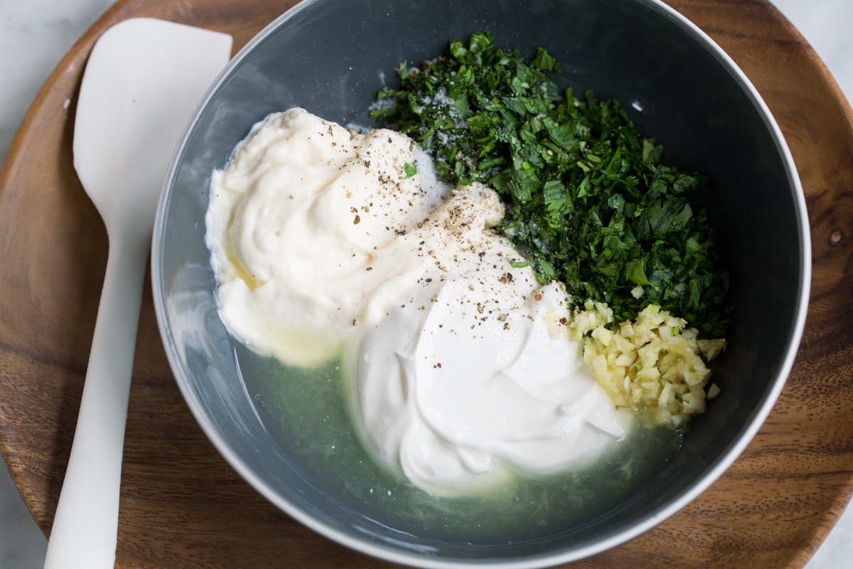 Making Cilantro Lime Crema