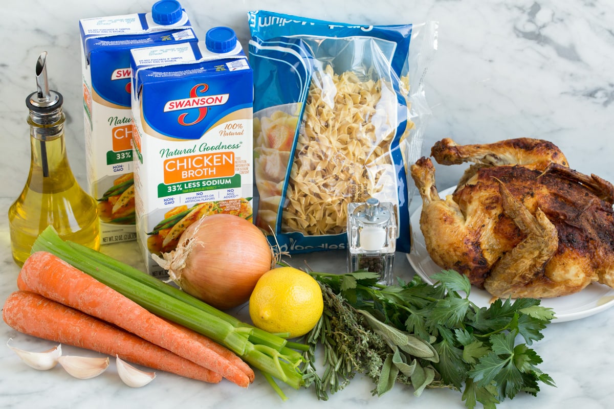 Chicken Noodle Soup ingredients