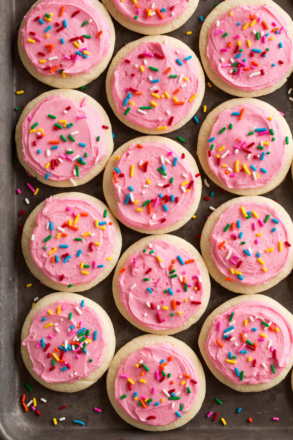 Soft Frosted Sugar Cookies