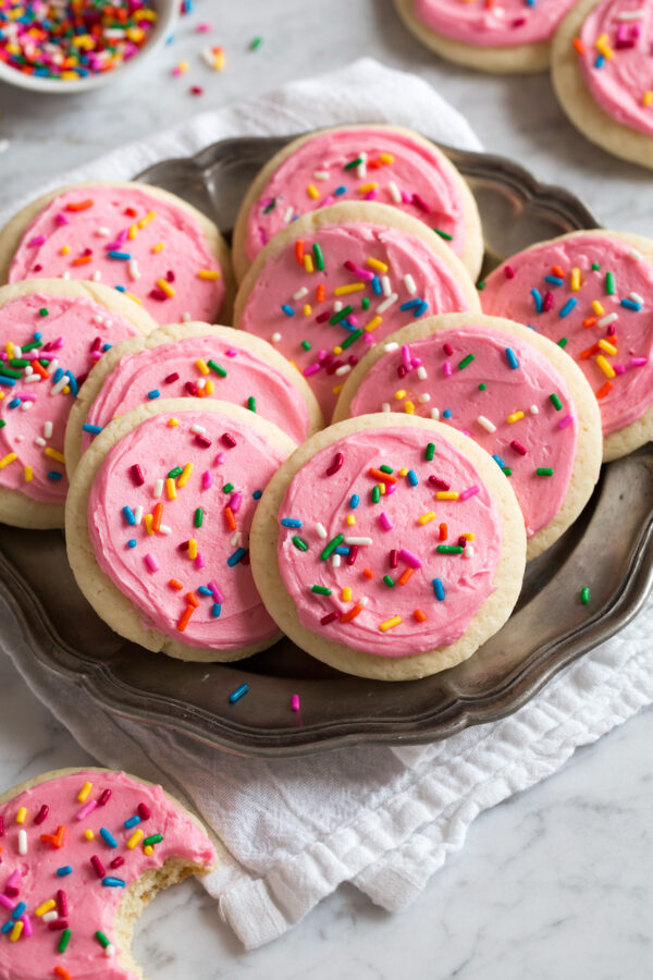 Soft Frosted Sugar Cookies