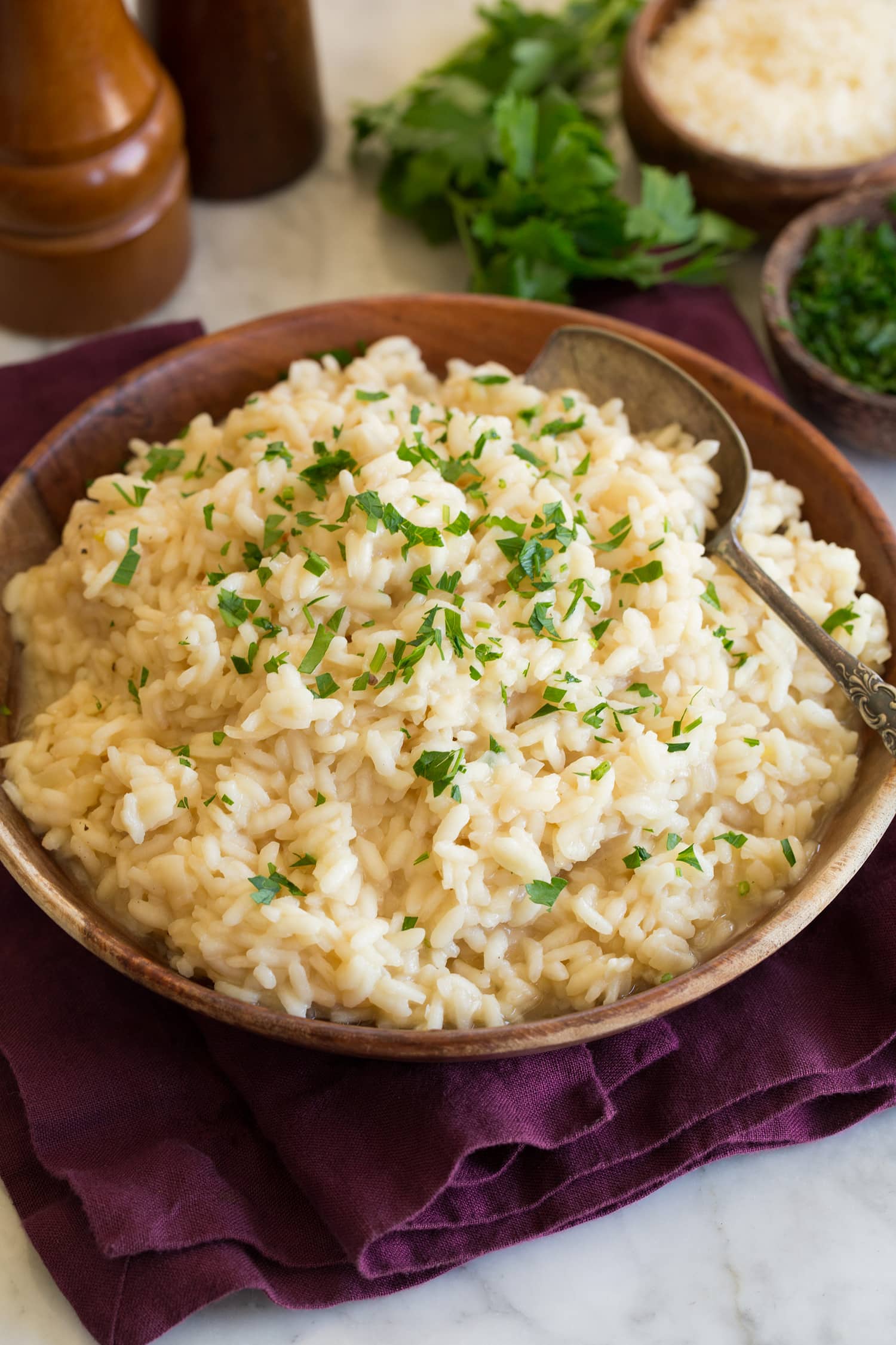 Risotto Plain risotto.