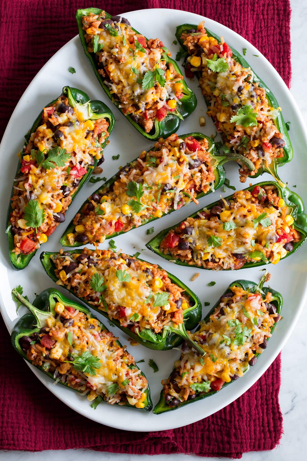 Poblano Stuffed Peppers Stuffed Poblano Peppers