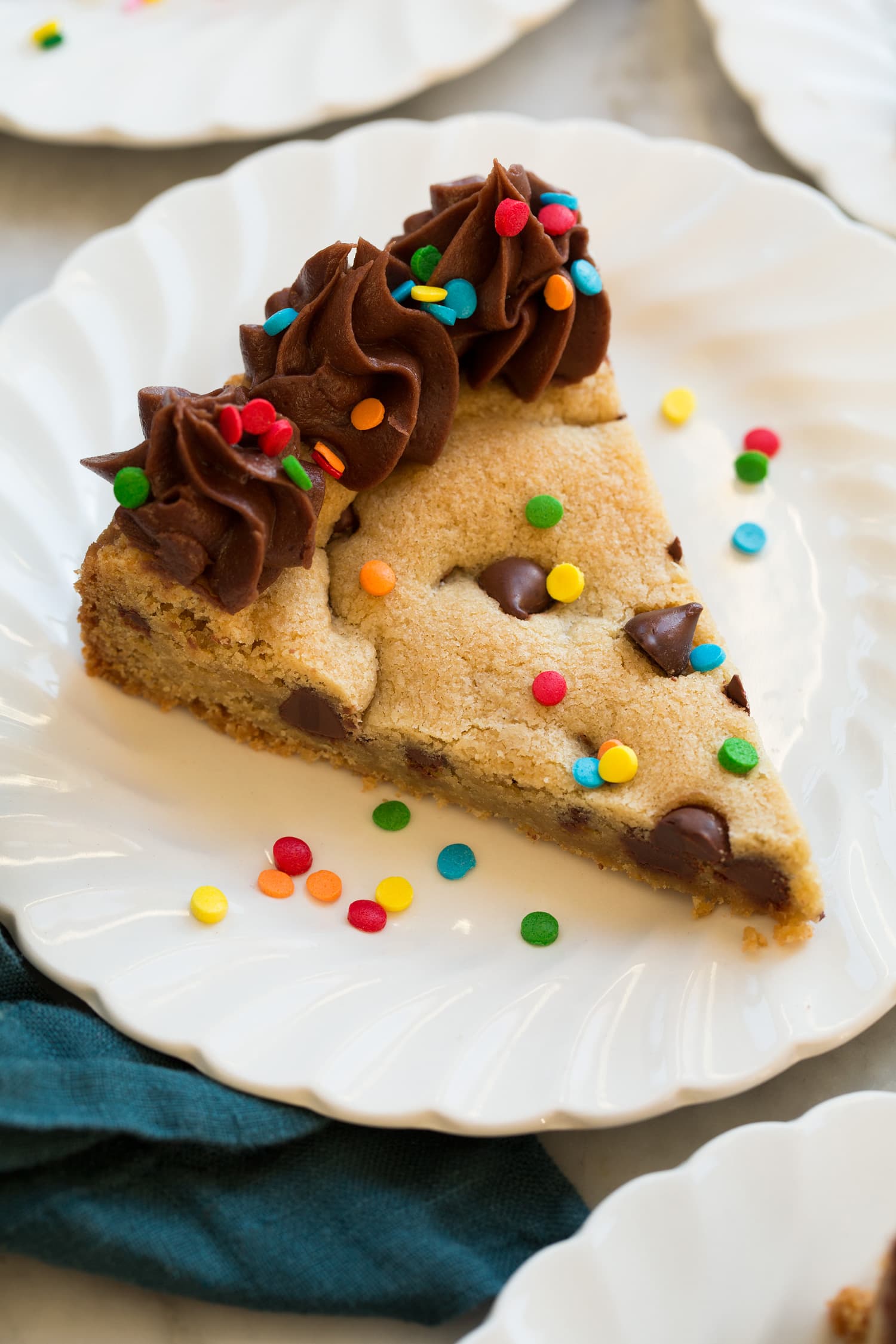 Cookie Cakes Chocolate chip cookie slice.
