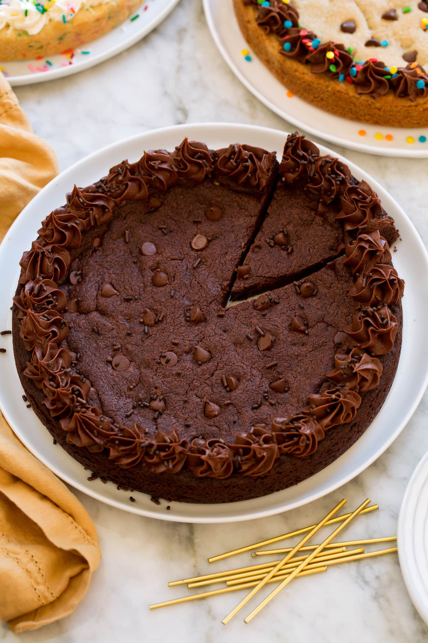 Cookie Cakes Chocolate cookie cake whole.