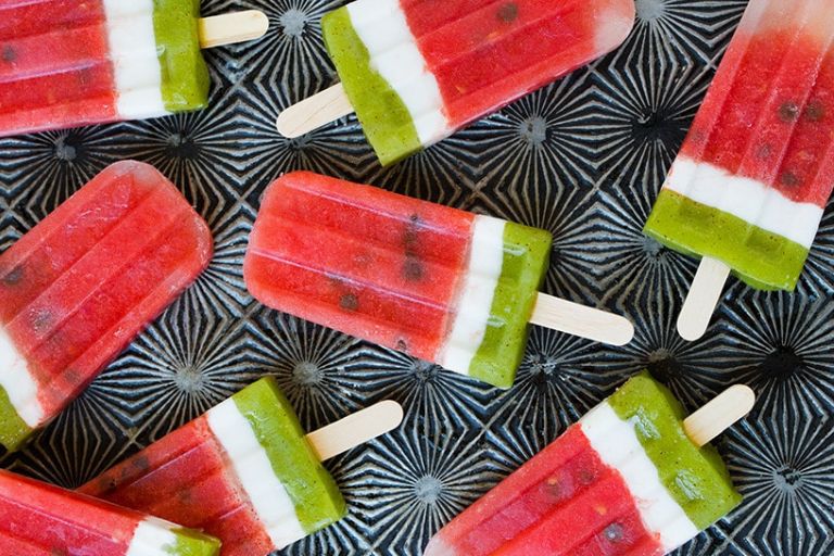 Watermelon Popsicles