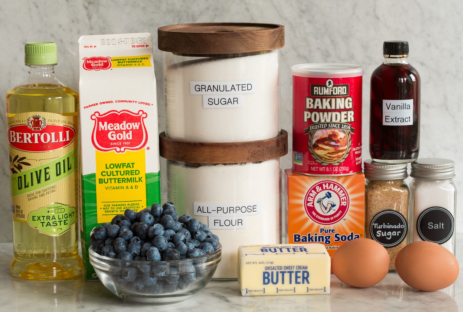 Blueberry Muffins Blueberry muffins ingredients